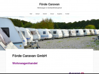 foerde-caravan.de Webseite Vorschau