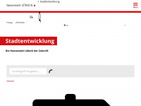 stadtentwicklung.luebeck.de Webseite Vorschau