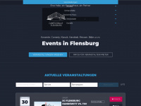 events-flensburg.de Webseite Vorschau