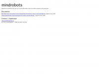 mindrobots.de Webseite Vorschau