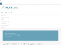 pan-klinik.de Webseite Vorschau