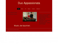 duoappassionata.de Webseite Vorschau