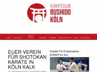 bushido-koeln.de Webseite Vorschau
