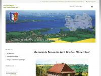 gemeinde-bosau.de Webseite Vorschau