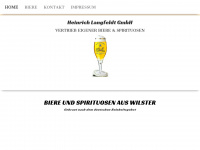 bier-langfeldt.de Webseite Vorschau