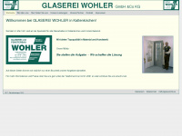 glaserei-wohler.de Webseite Vorschau