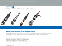 gisma-connectors.de Webseite Vorschau