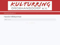 kulturring-grosshansdorf.de Webseite Vorschau