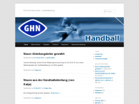 ghn-handball.de Webseite Vorschau