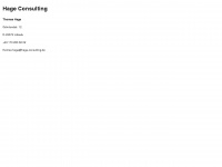 hage-consulting.de Webseite Vorschau