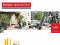 hamburger-baumaschinen.de Webseite Vorschau