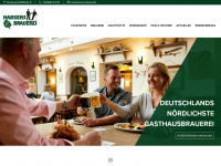 hansensbrauerei.de Webseite Vorschau