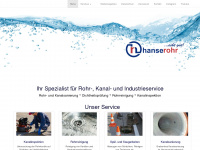 hanserohr.de Webseite Vorschau