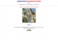 hanzovskis-schweisstechnik.de Webseite Vorschau