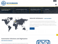 heinrich-schuemann.de Webseite Vorschau