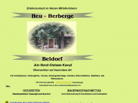 heuherberge-beldorf.de Webseite Vorschau