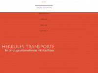 herkules-transporte.de Webseite Vorschau