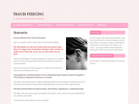 traum-piercing.de Webseite Vorschau