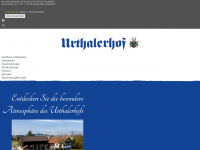 urthalerhof.de Webseite Vorschau