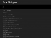 paulphilippov.com Webseite Vorschau