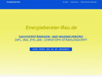 energieberater-bau.de Webseite Vorschau