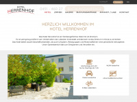 hotel-herrenhof.de Webseite Vorschau