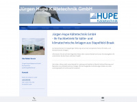 hupe-kaeltetechnik.de Webseite Vorschau