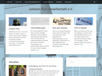 johann-rist.de Webseite Vorschau