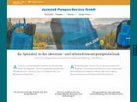 juckniess-pumpen.de Webseite Vorschau