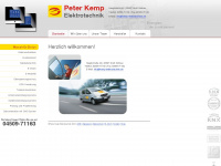 kemp-elektrotechnik.de Webseite Vorschau
