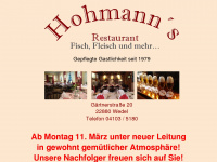 restaurant-wedel.de Webseite Vorschau