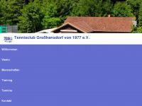 tennisclub-grosshansdorf.de Webseite Vorschau