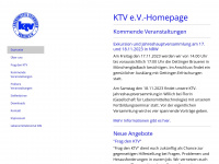 ktv-ev.de Webseite Vorschau