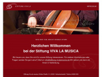 stiftung-vivalamusica.de Webseite Vorschau
