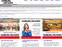 harburg-arcaden.de Webseite Vorschau