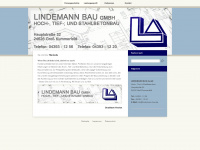 lindemann-bau.de Webseite Vorschau