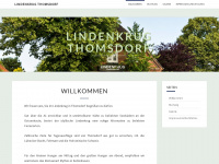 lindenkrug-thomsdorf.de Webseite Vorschau