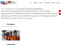lts-lagertechnik.de Webseite Vorschau