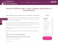 luebbers-apotheke.de Webseite Vorschau