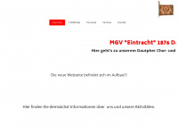 mgv-dautphe.de Webseite Vorschau
