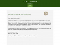 lucky-horse-reitsport.de Webseite Vorschau