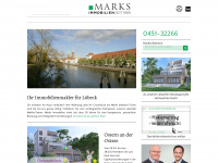 marks-immobilien.de Webseite Vorschau