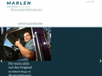 marlen-truck.de Webseite Vorschau