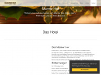 marner-hof.de Webseite Vorschau