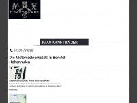 max-kraftraeder.de Webseite Vorschau
