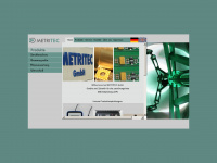 metritec.de Webseite Vorschau