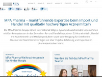 mpapharma.de Webseite Vorschau