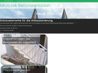 mroczek-betonwerk-kg.de Webseite Vorschau