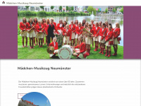 maedchen-musikzug.de Webseite Vorschau