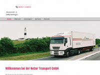 netzer-transport.de Webseite Vorschau